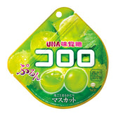 UHA Mikakuto Kororo White Muscat Grape Gummy 48g 6 Packs